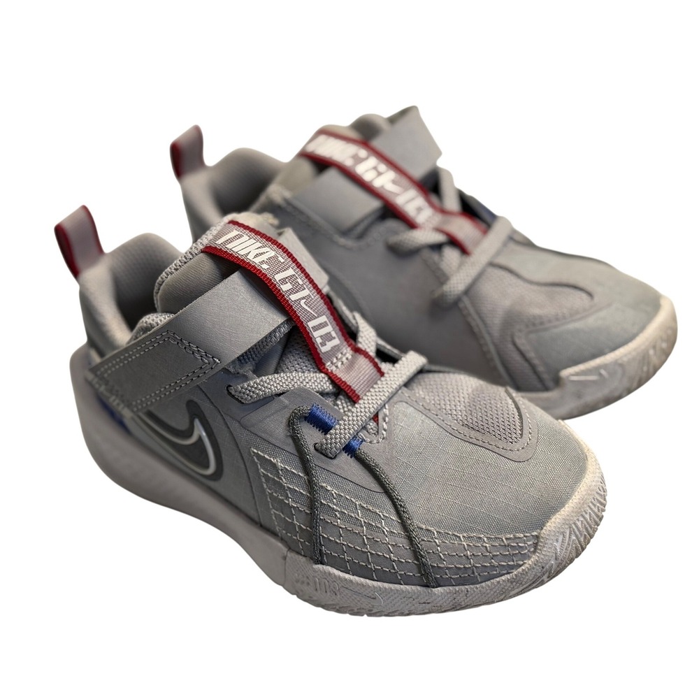 Nike Basketball Shoes Wolf Grey Astronomy Blue G.T. Cut‎ 3 Size 11C Kids